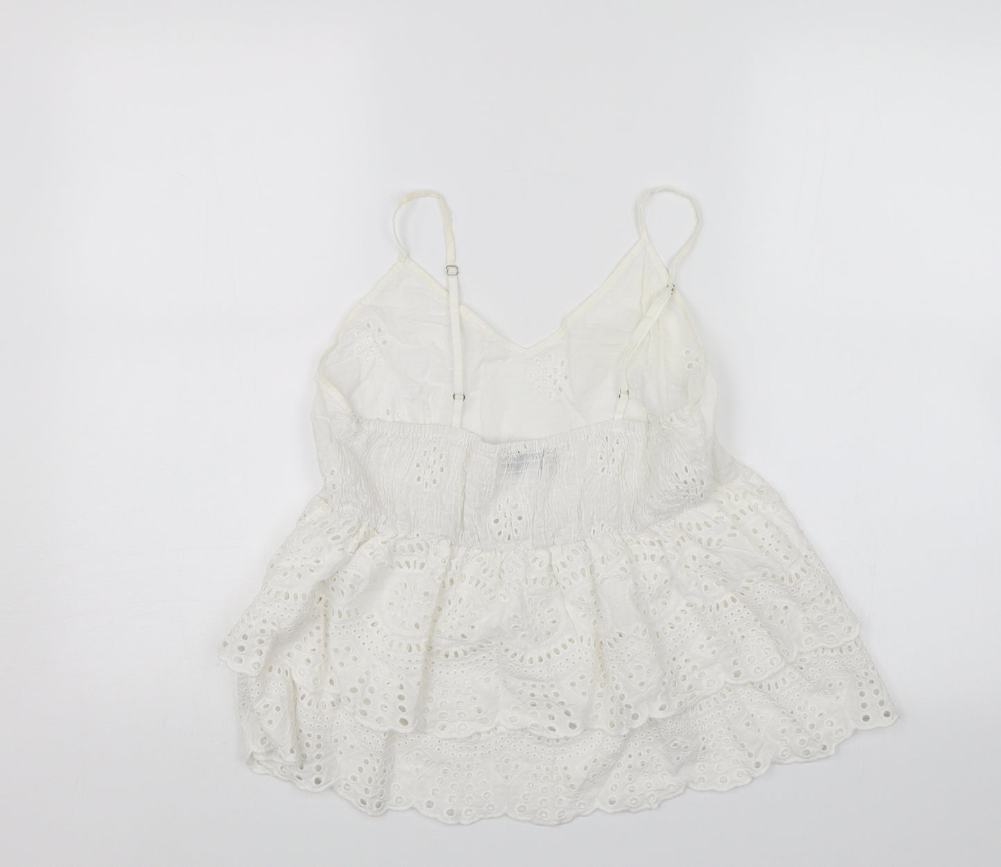 PRETTYLITTLETHING Womens White   Basic Blouse Size 10