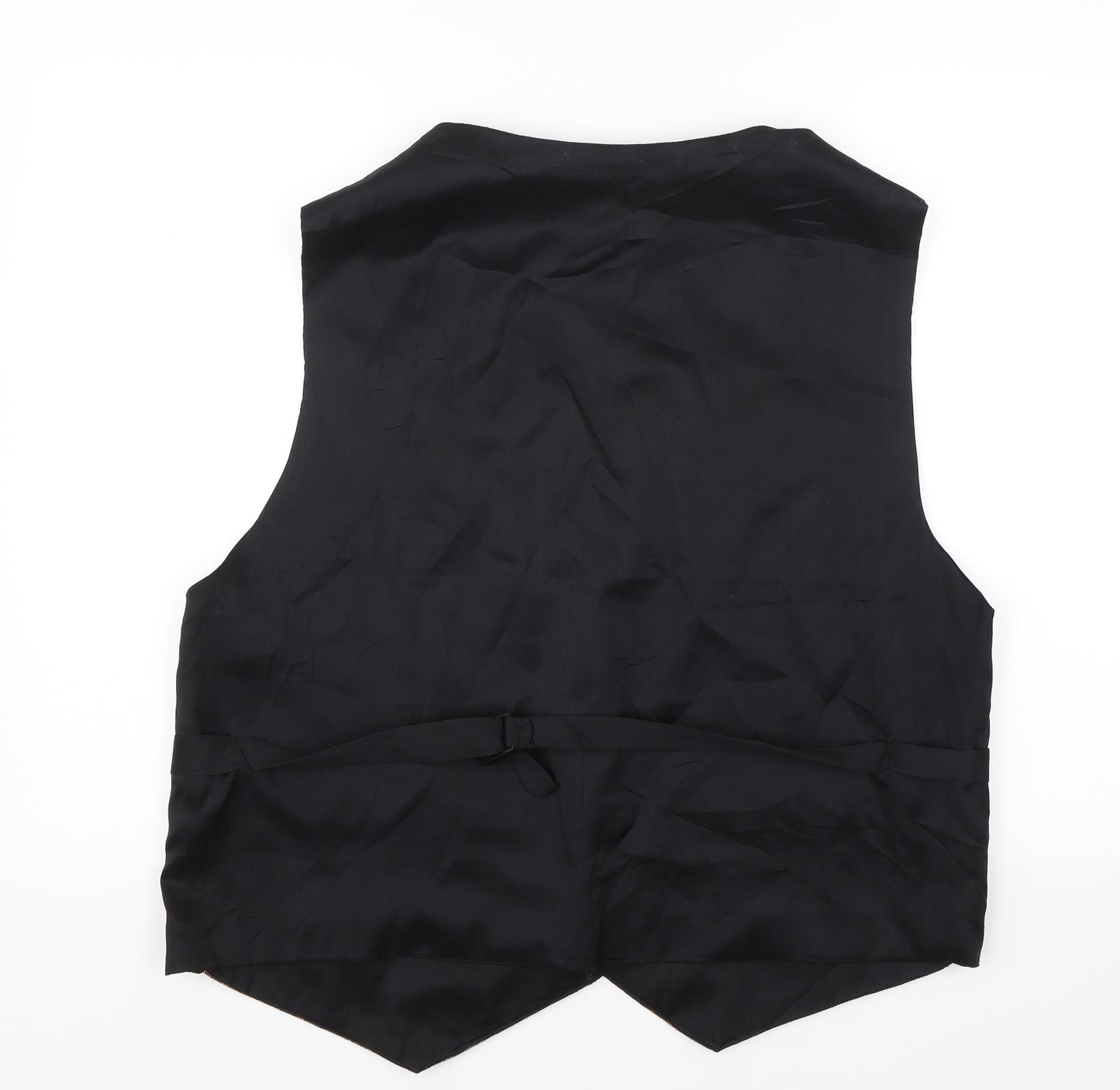 Dilek Mens Black   Jacket Waistcoat Size XL