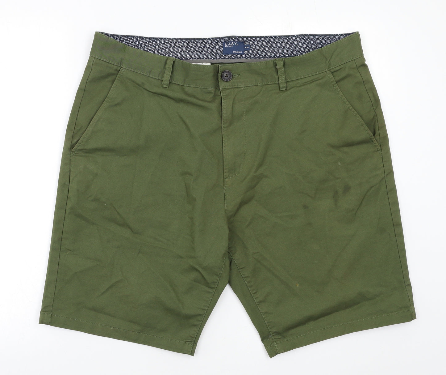 Easy Mens Green   Cargo Shorts Size 36