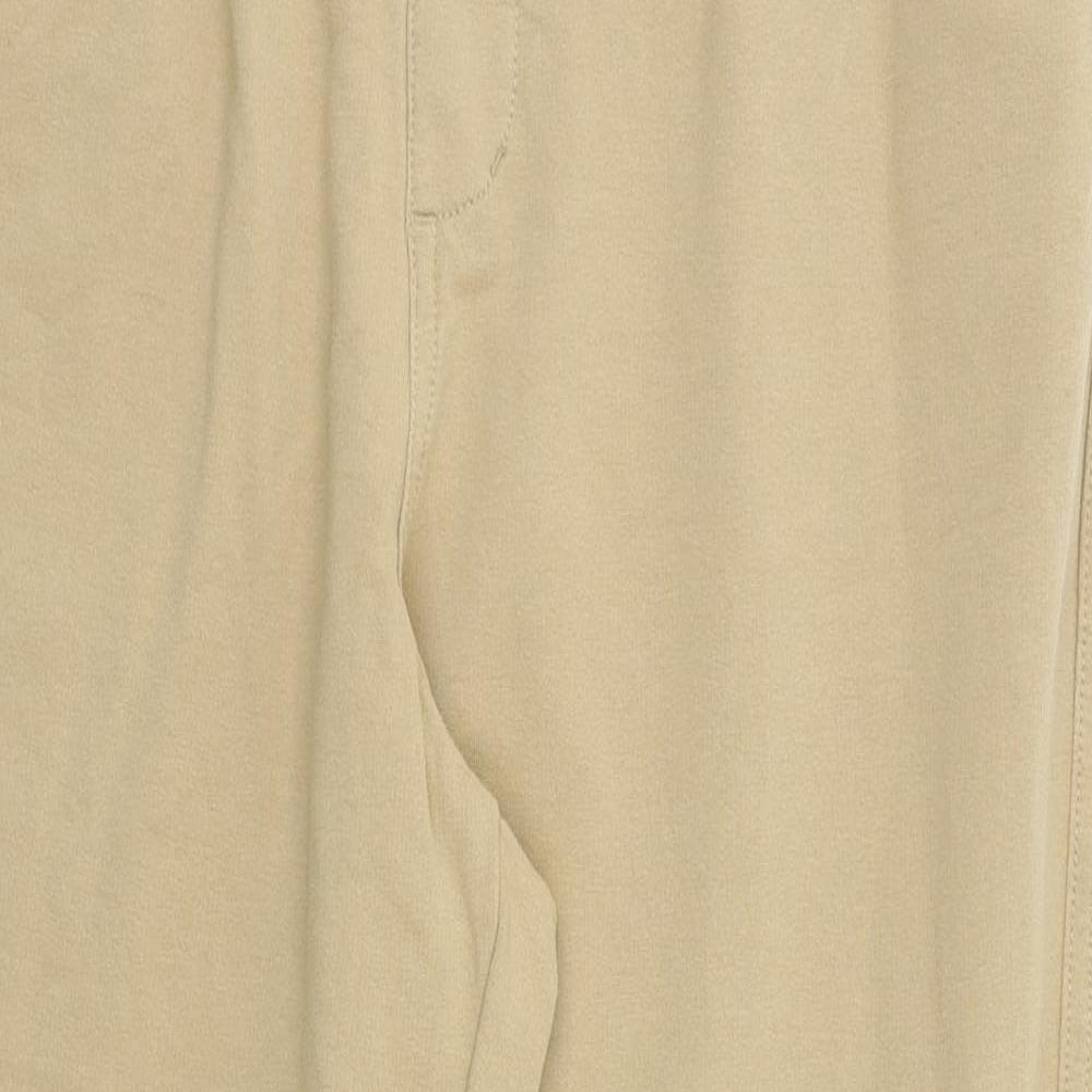 Quacker Factory Womens Beige   Trousers  Size L L27 in