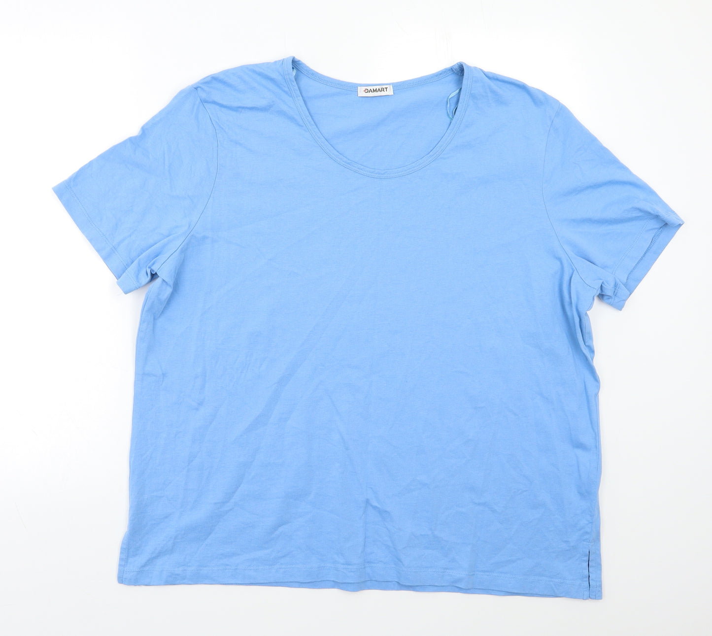 Damart Womens Blue   Basic T-Shirt Size 22