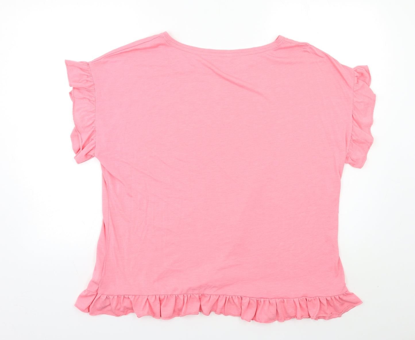 M&S Womens Pink   Top Pyjama Top Size 18