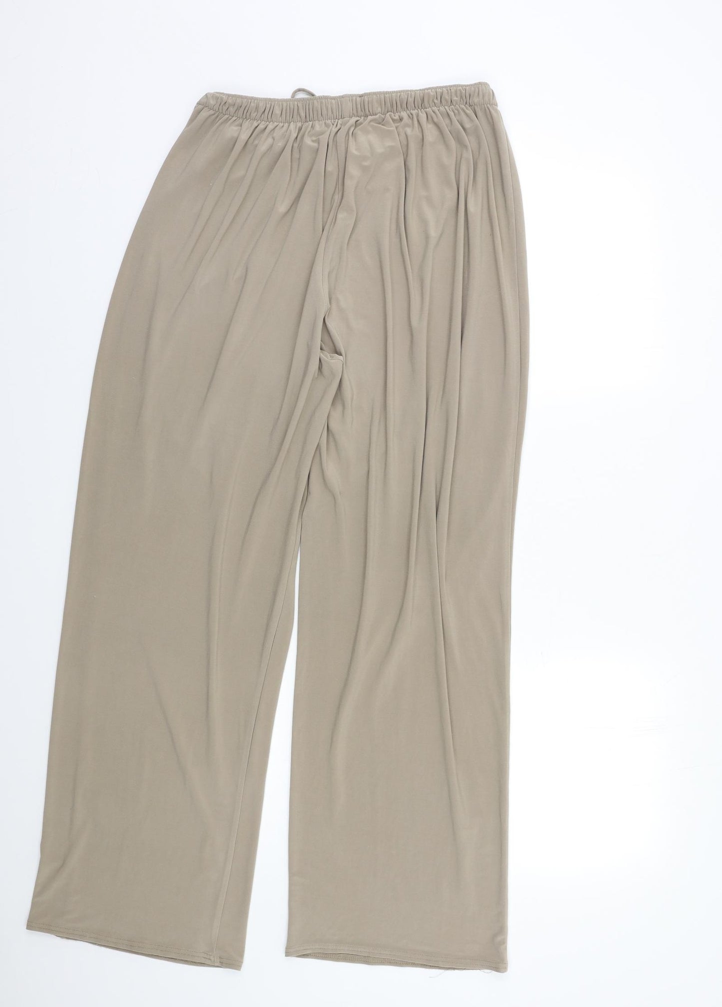 Saloos Womens Beige   Trousers  Size XL L28 in