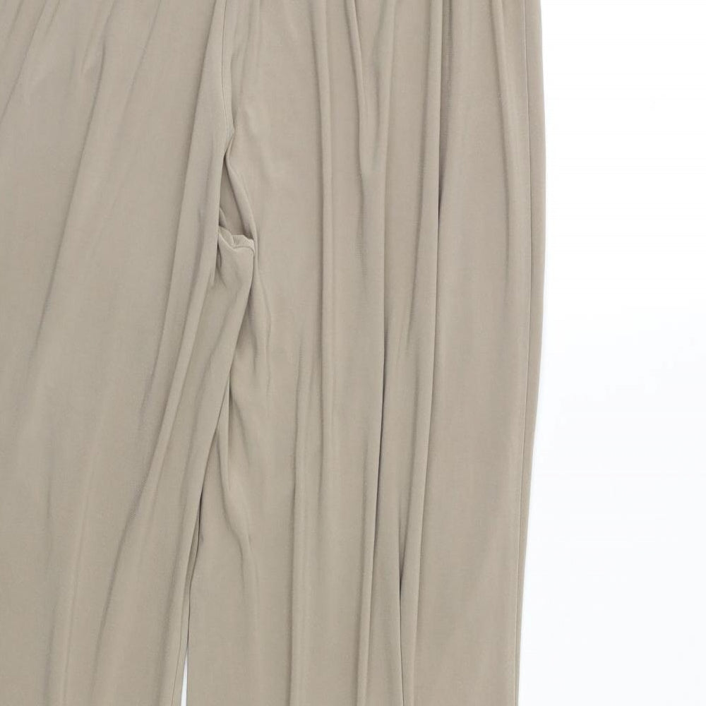 Saloos Womens Beige   Trousers  Size XL L28 in