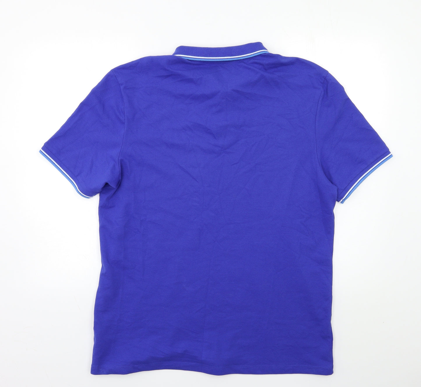 F&F Mens Blue    Polo Size L