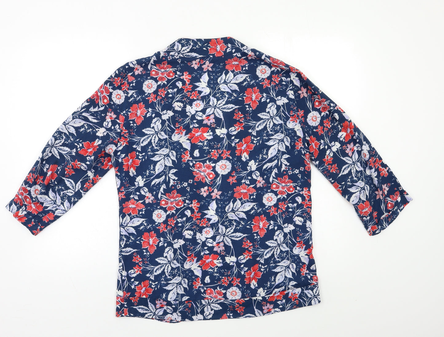 New Look Womens Multicoloured Floral  Jacket Blazer Size 12