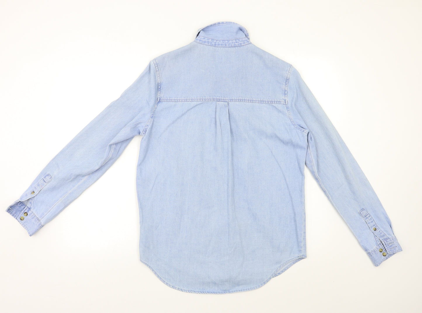 Forever 21  Womens Blue   Basic Button-Up Size S