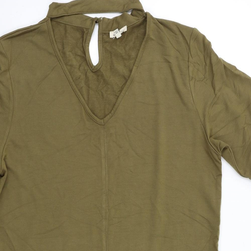 River Island Womens Green   T-Shirt Dress  Size 12
