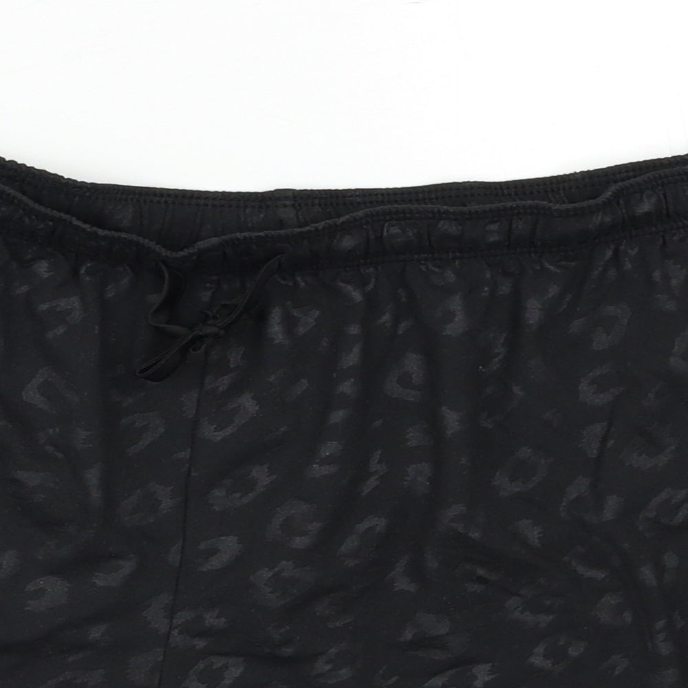 Primark Womens Black Animal Print   Pyjama Pants Size L