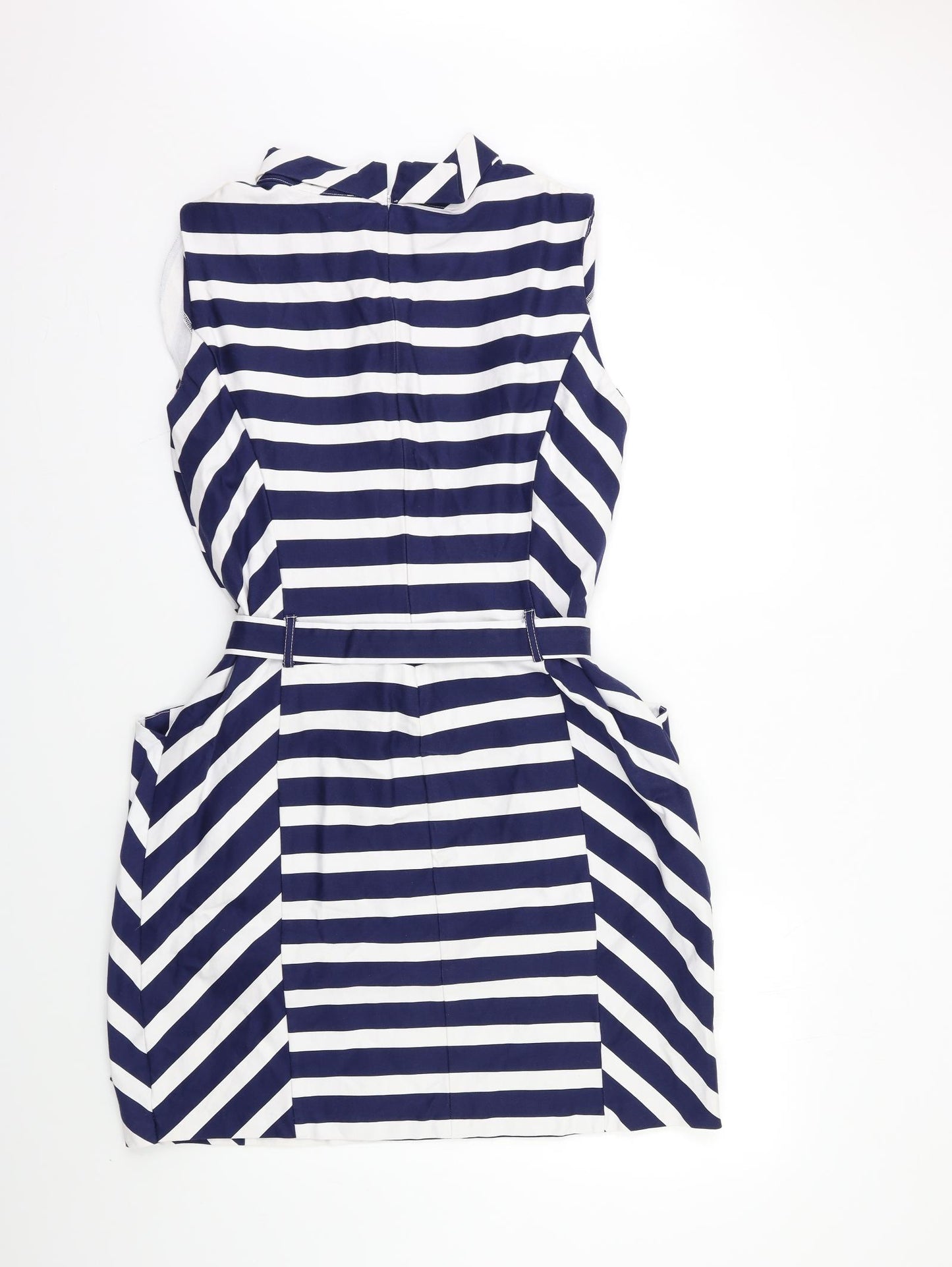 F & F Womens Blue Striped  A-Line  Size 20