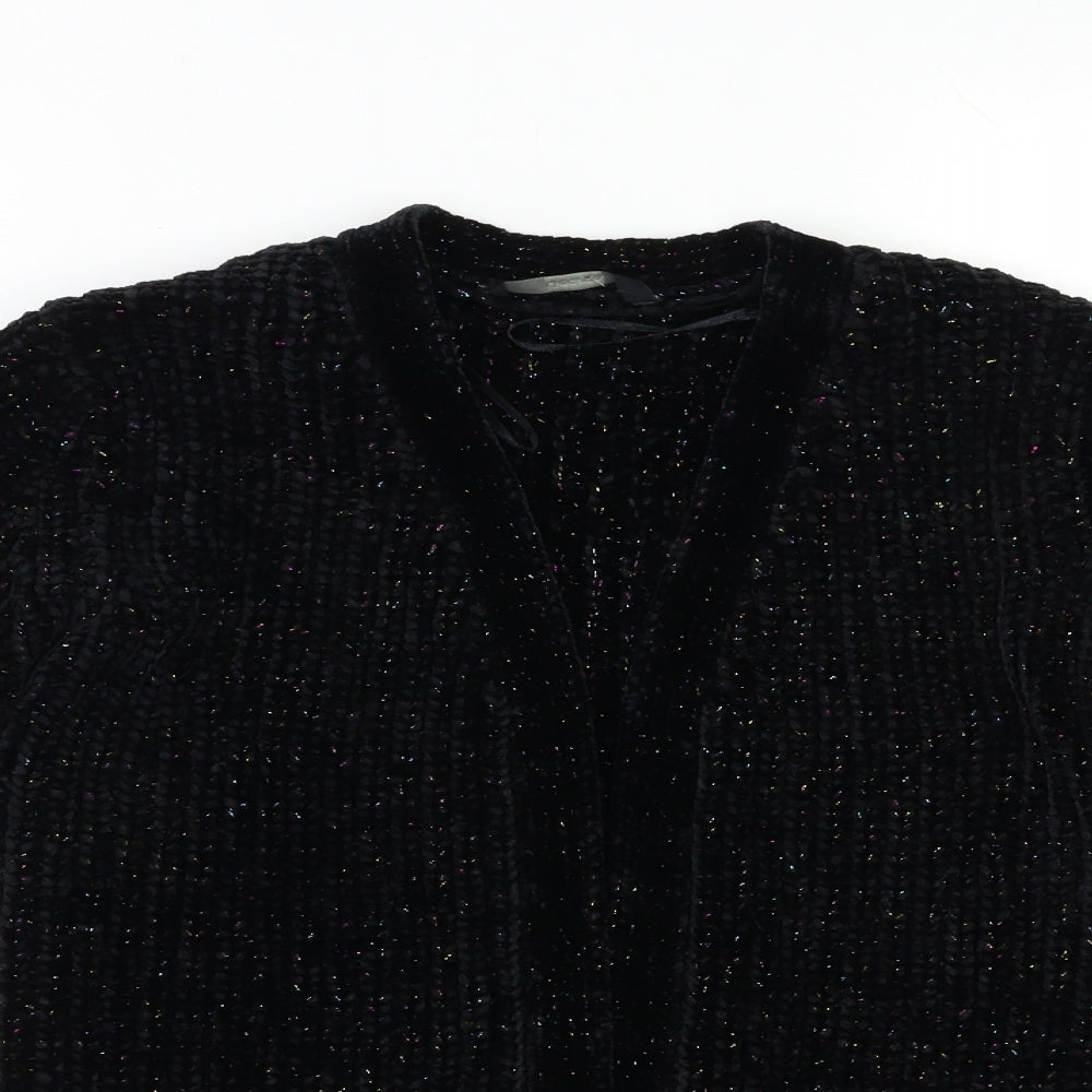George Girls Black   Cardigan Jumper Size 9-10 Years