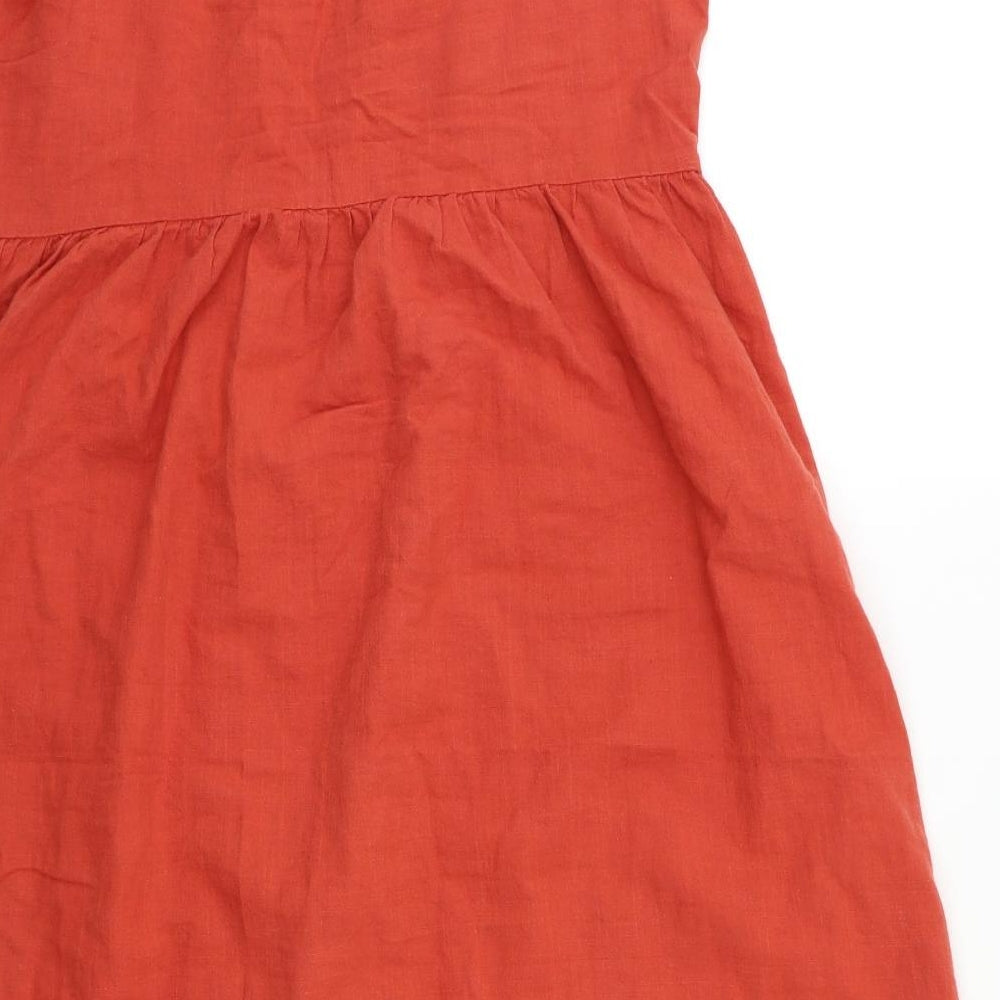 SheIn Womens Orange   Fit & Flare  Size L