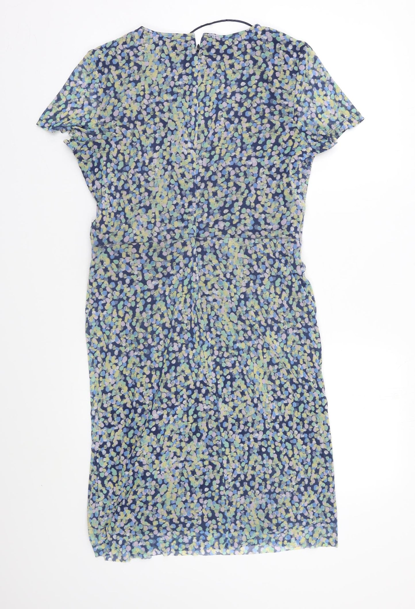Esprit Womens Blue Floral  Ball Gown  Size L
