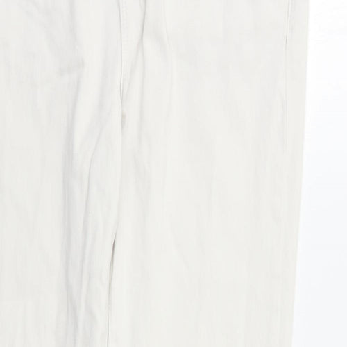 Mint Velvet Womens White   Skinny Jeans Size 14 L30 in