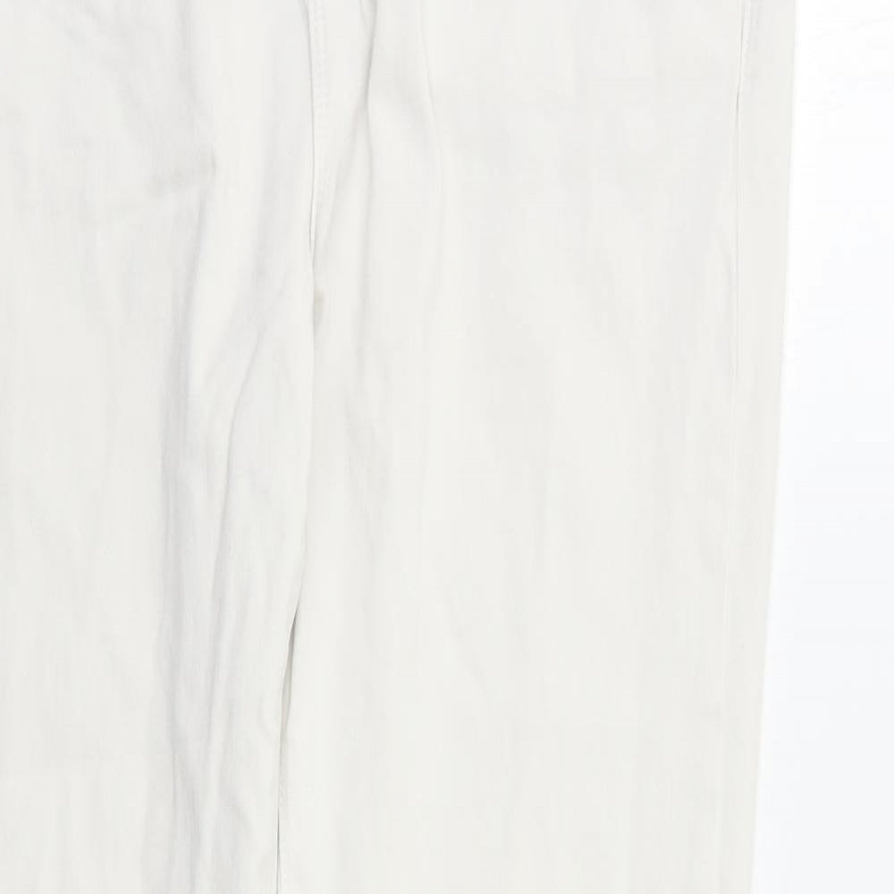 Mint Velvet Womens White   Skinny Jeans Size 14 L30 in