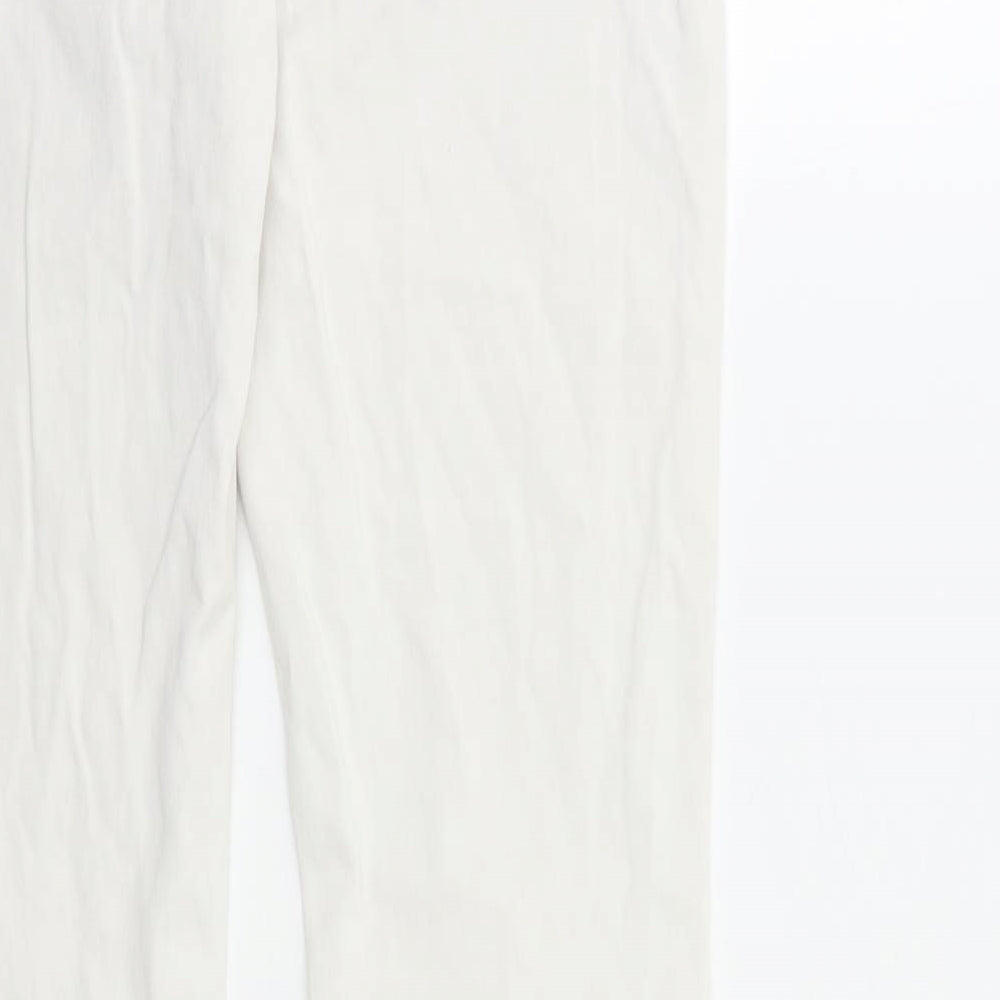 Mint Velvet Womens White   Skinny Jeans Size 14 L30 in