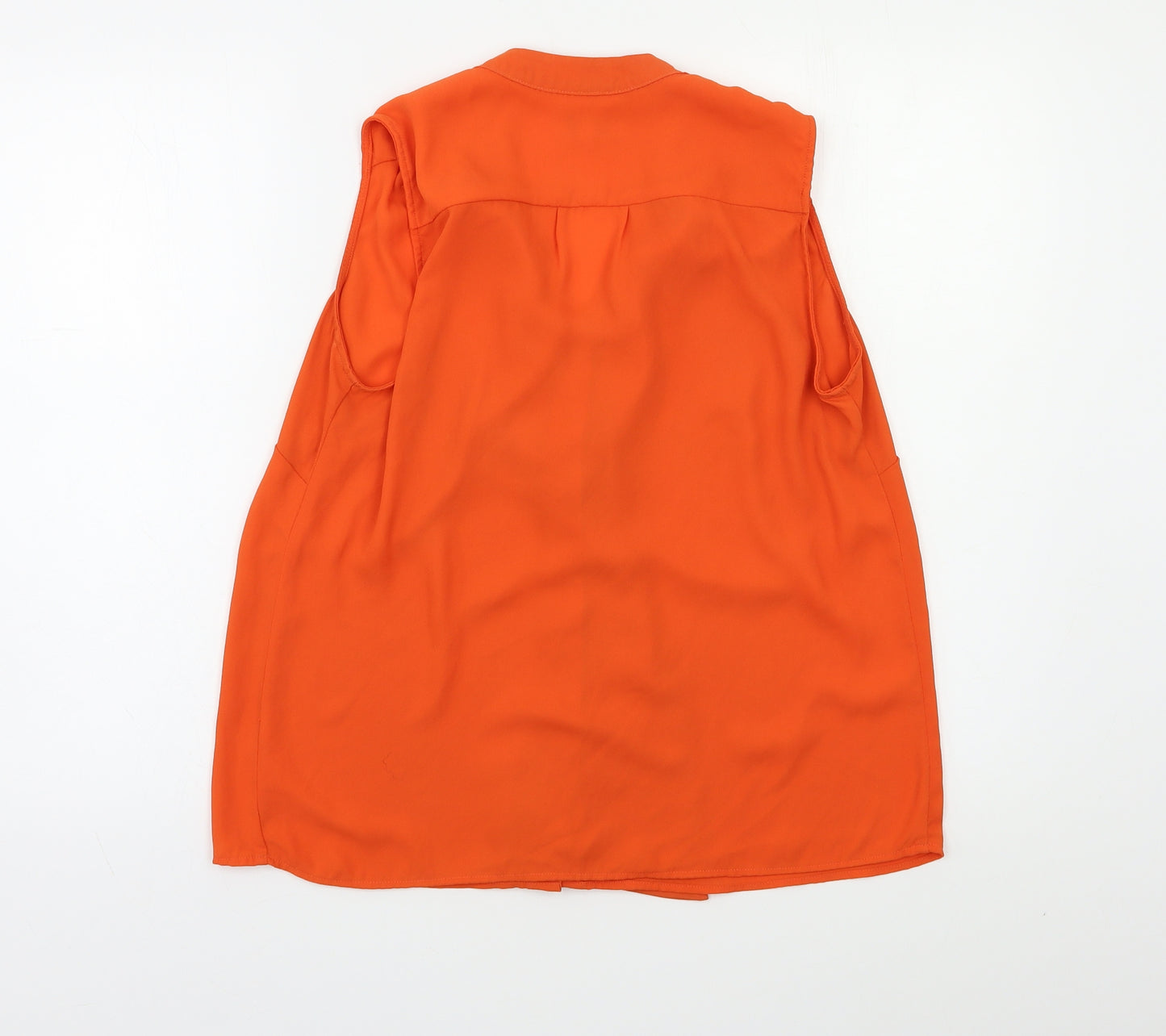 Papaya Womens Orange   Basic Blouse Size 10