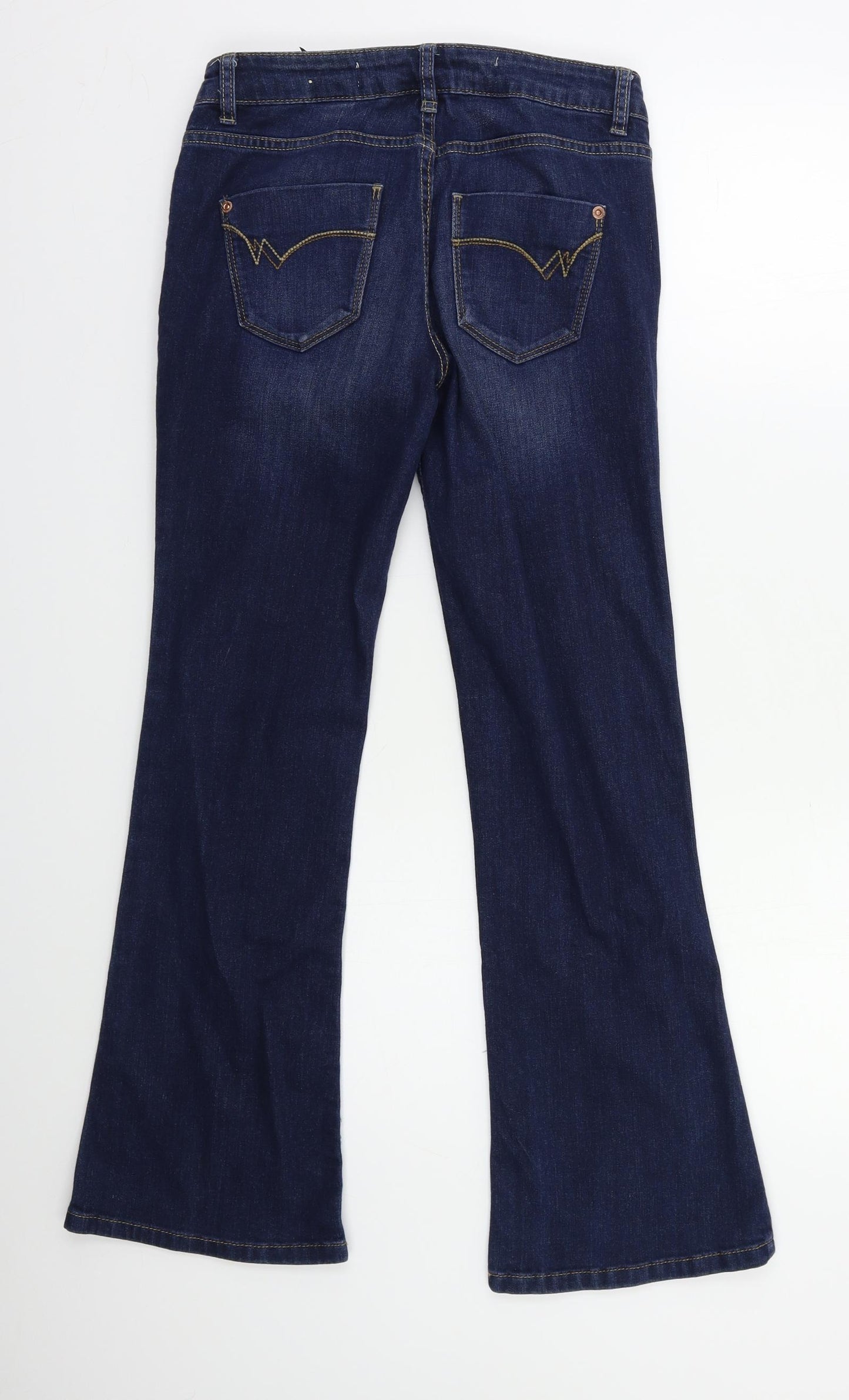 NEXT Womens Blue   Bootcut Jeans Size 8 L27 in