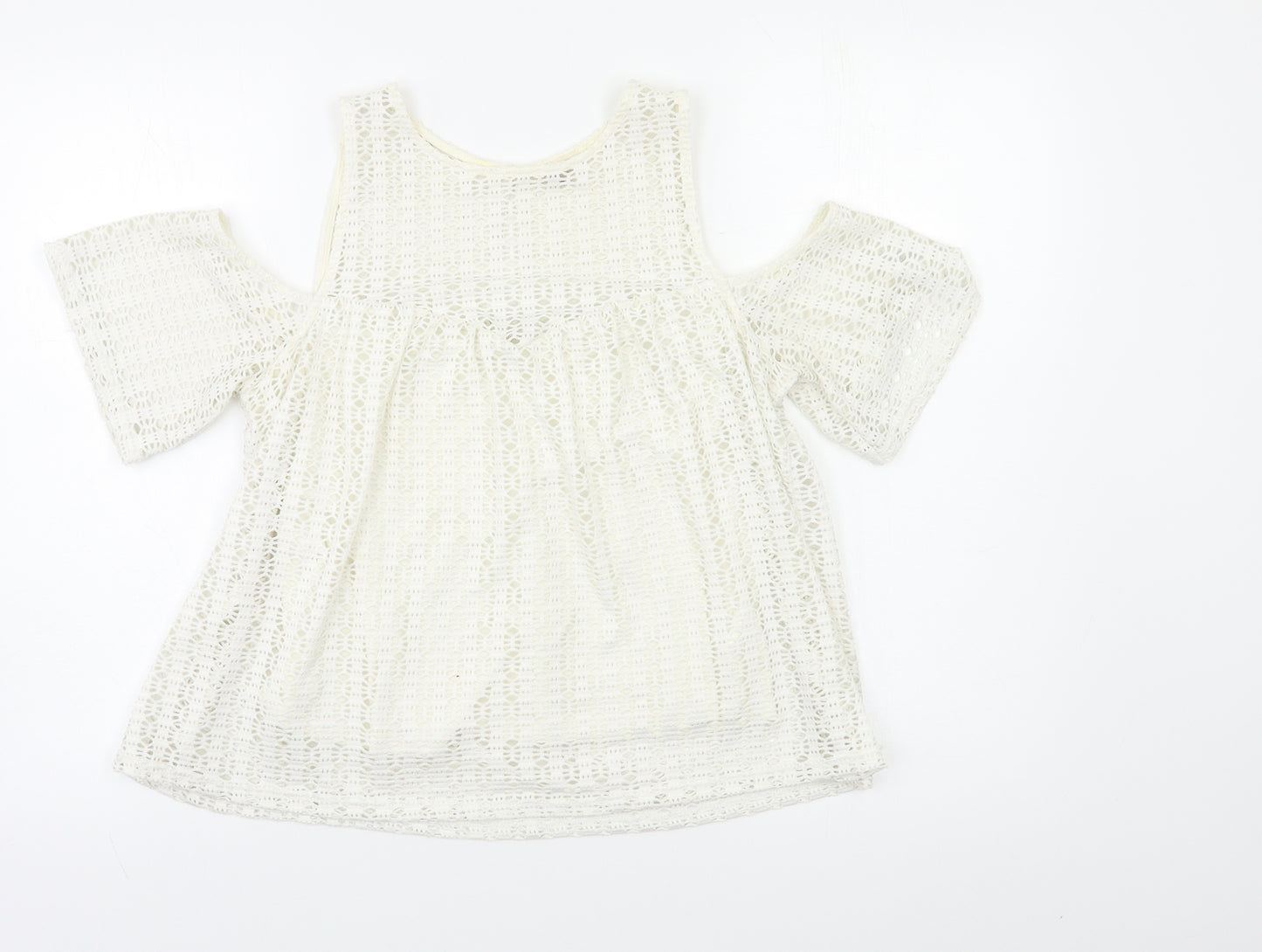 River Island Womens White   Basic Blouse Size 8