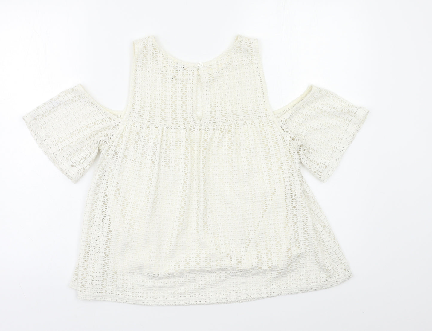 River Island Womens White   Basic Blouse Size 8