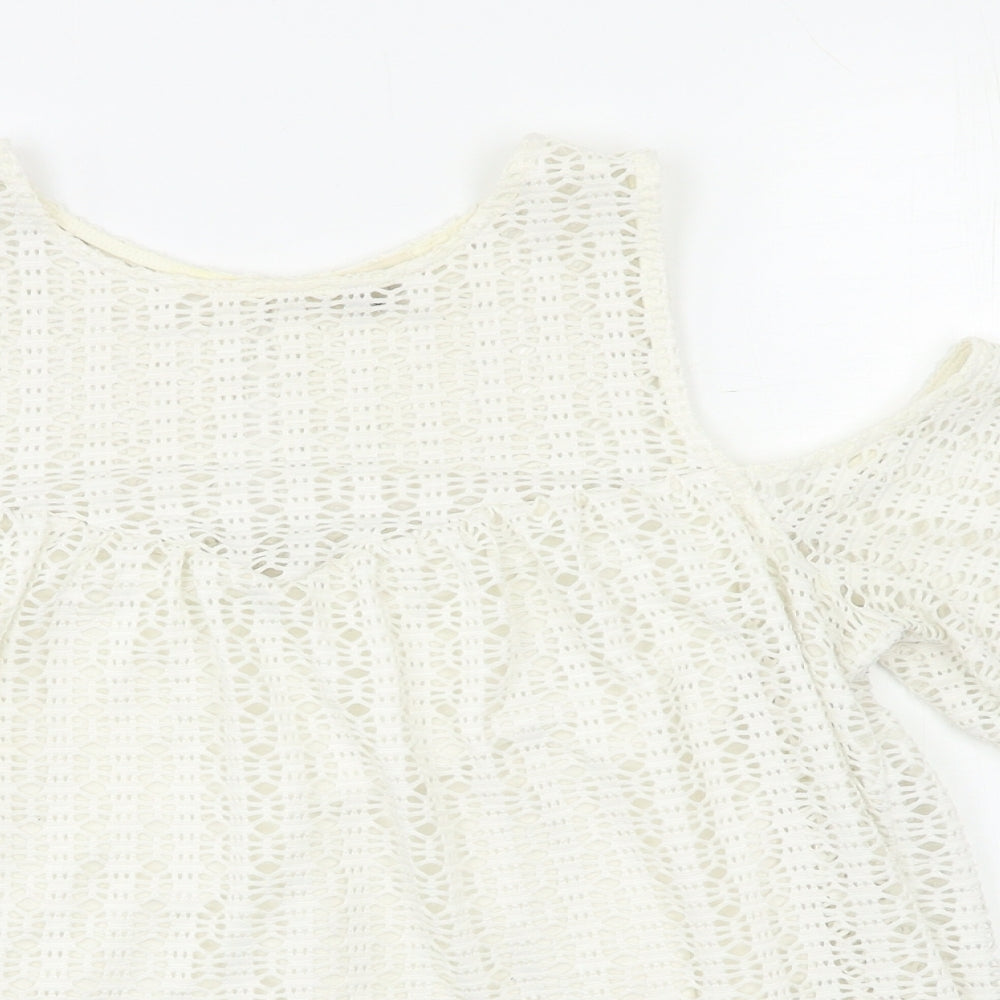 River Island Womens White   Basic Blouse Size 8