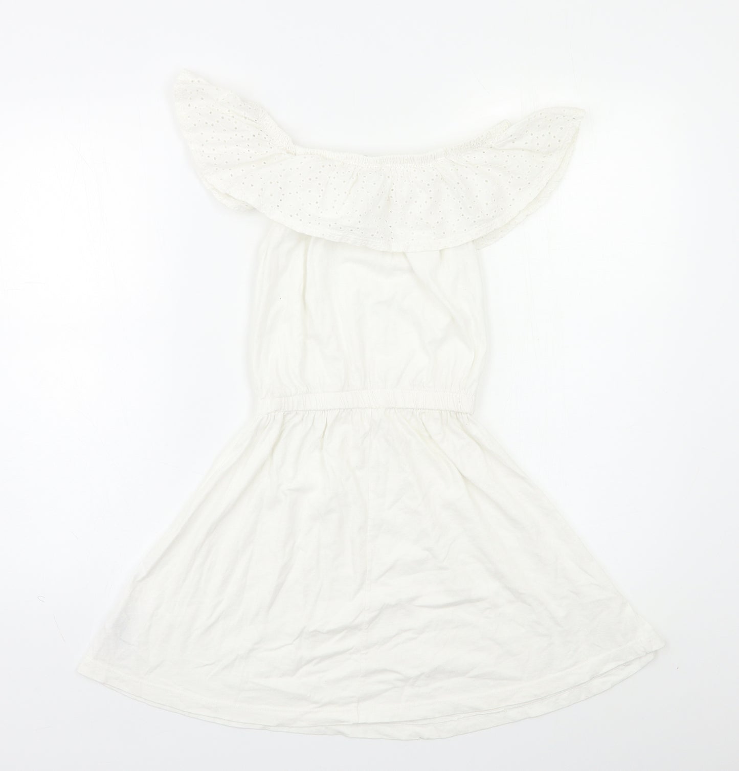 Primark Girls White   Fit & Flare  Size 9-10 Years