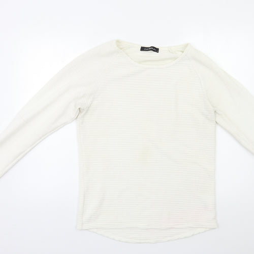 Incerun Womens White   Pullover Jumper Size M
