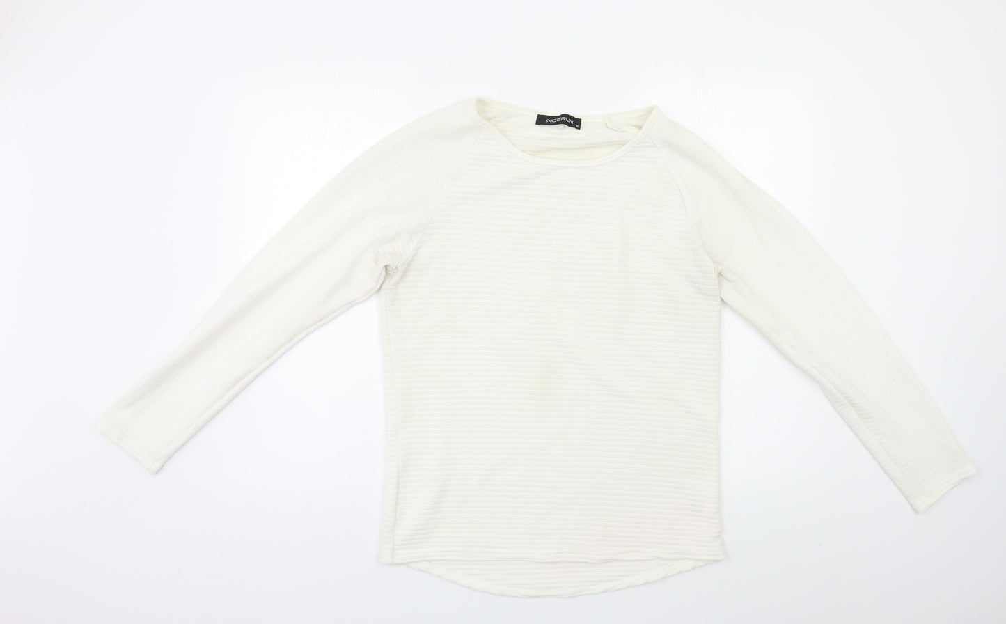 Incerun Womens White   Pullover Jumper Size M