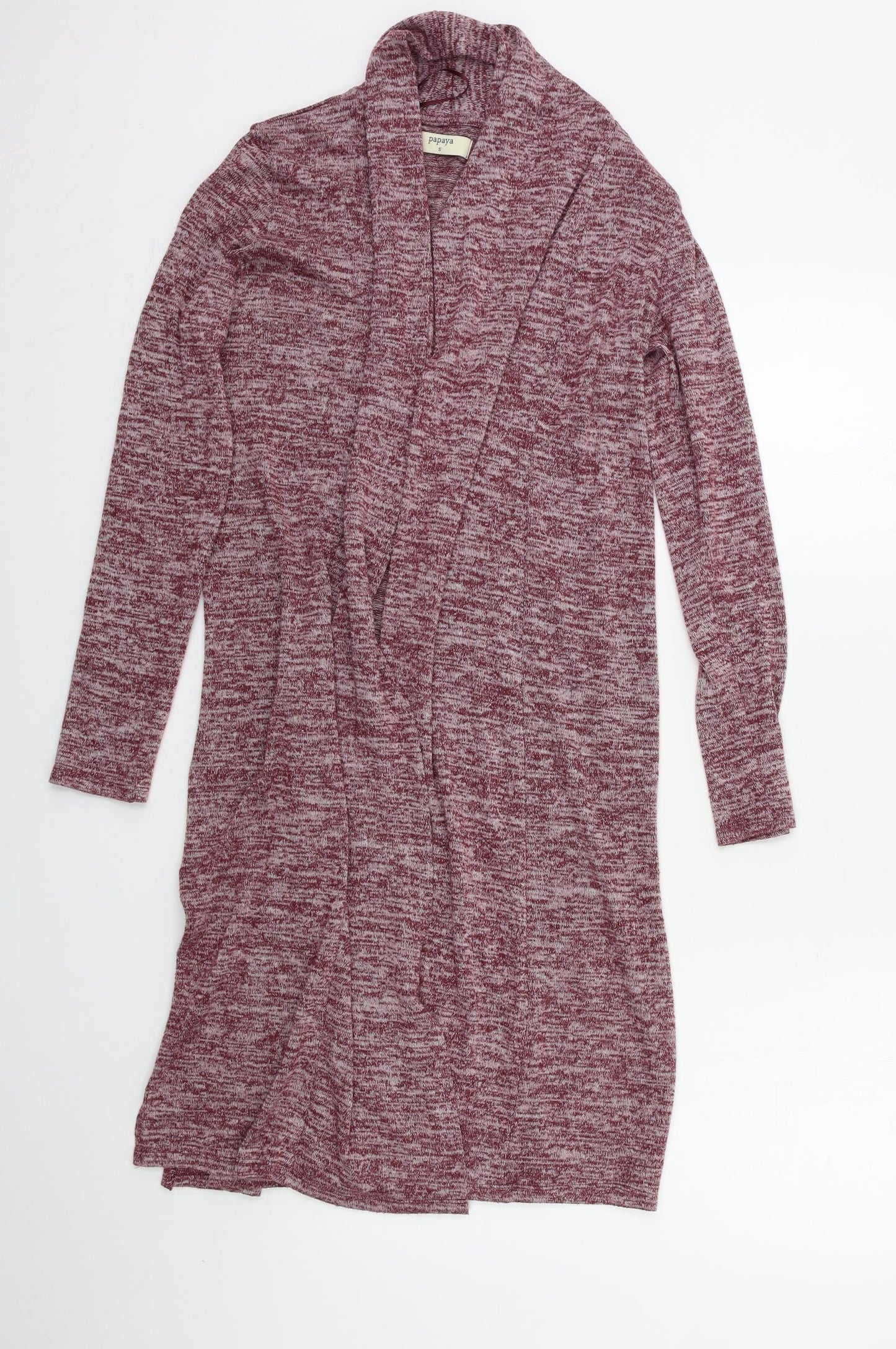 Papaya Womens Red   Cardigan Jumper Size S