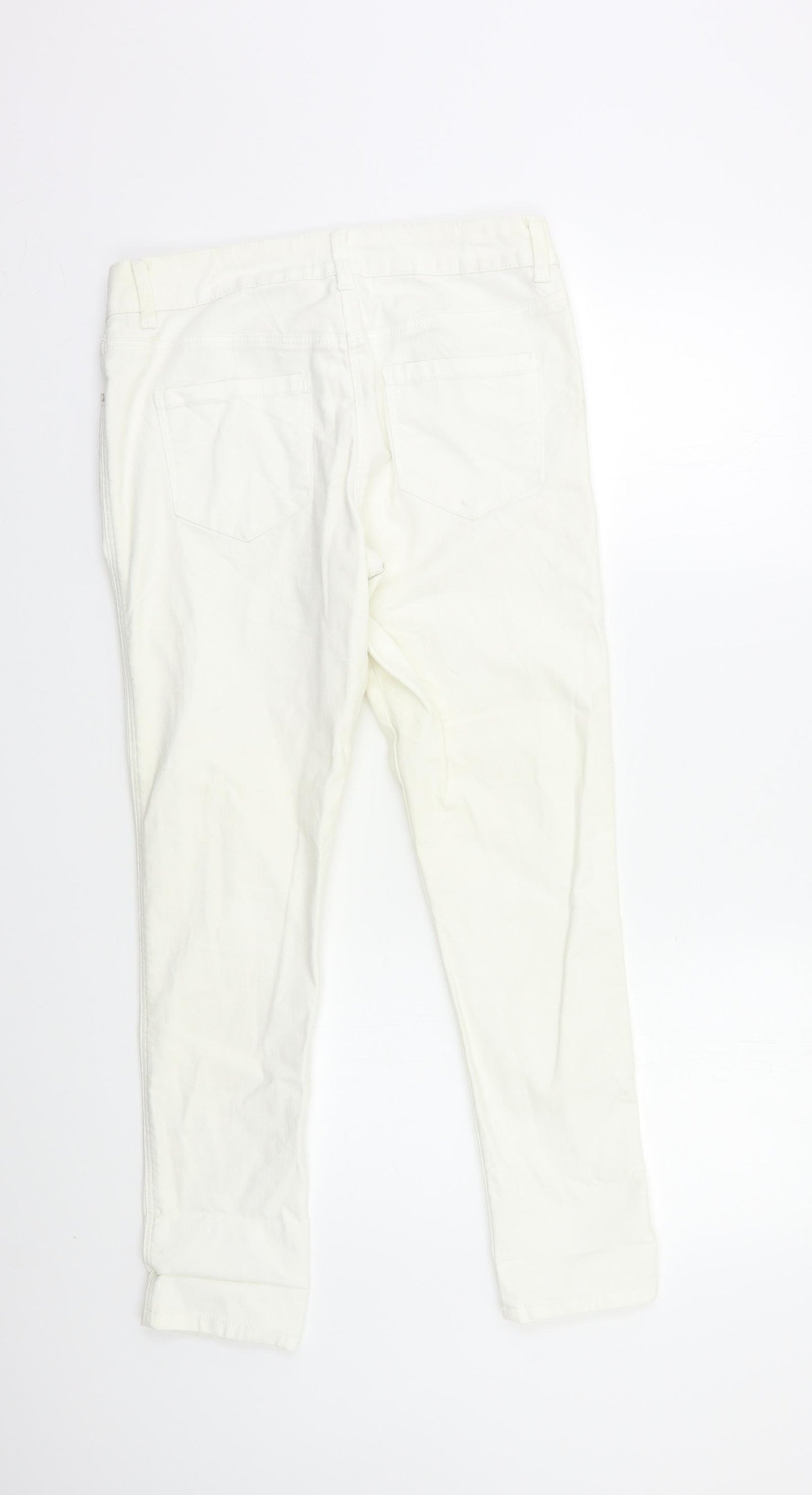 George Womens White   Skinny Jeans Size 10 L27 in