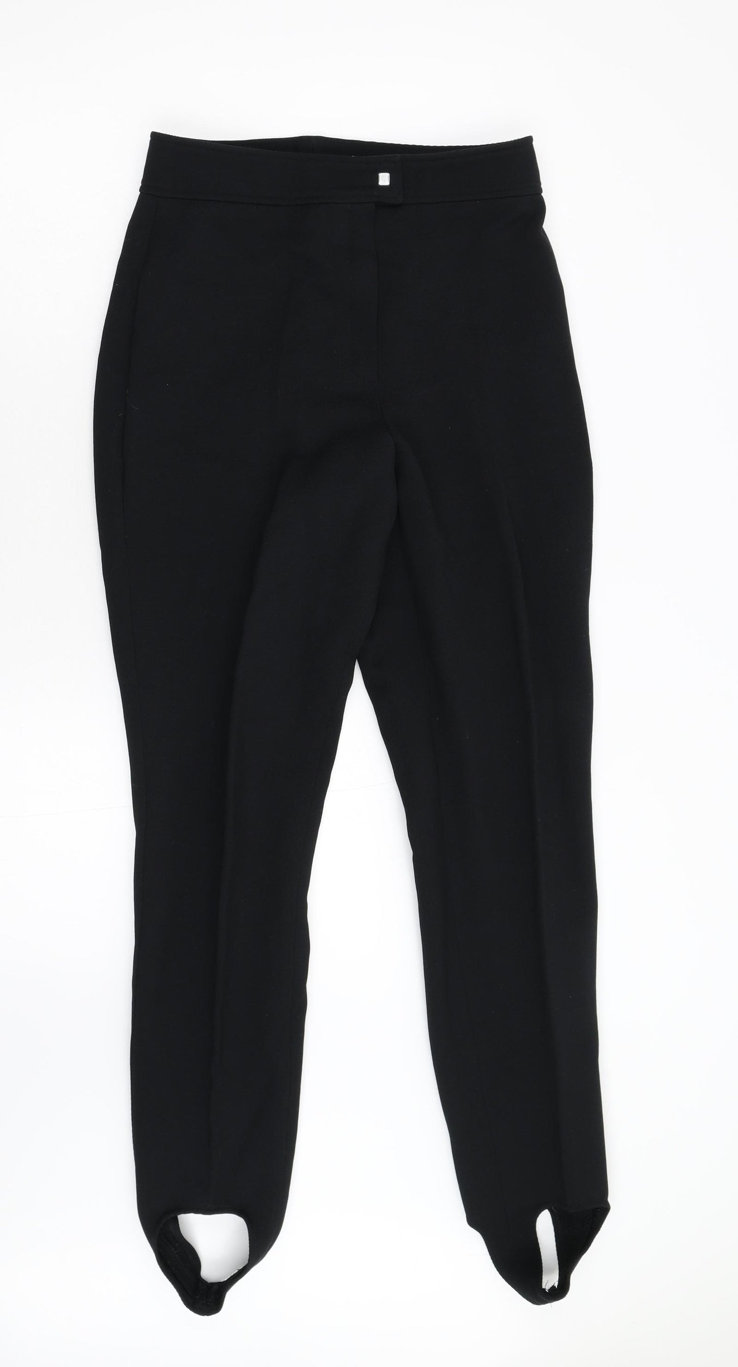 Preworn Womens Black   Trousers  Size 12 L28 in