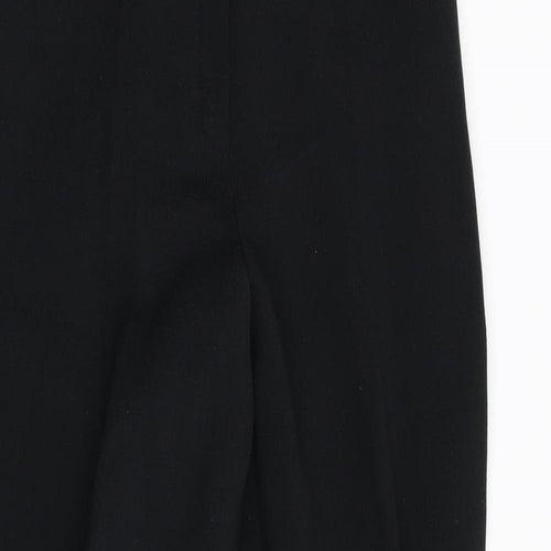 Preworn Womens Black   Trousers  Size 12 L28 in