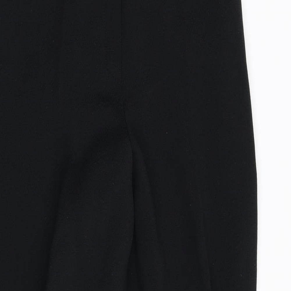 Preworn Womens Black   Trousers  Size 12 L28 in