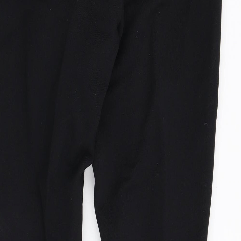 Preworn Womens Black   Trousers  Size 12 L28 in