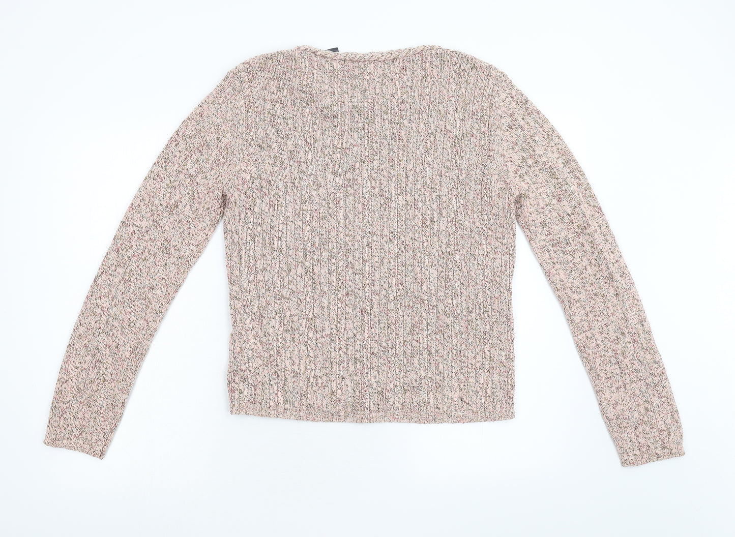 Liz Claiborne  Womens Pink  Knit Pullover Jumper Size S