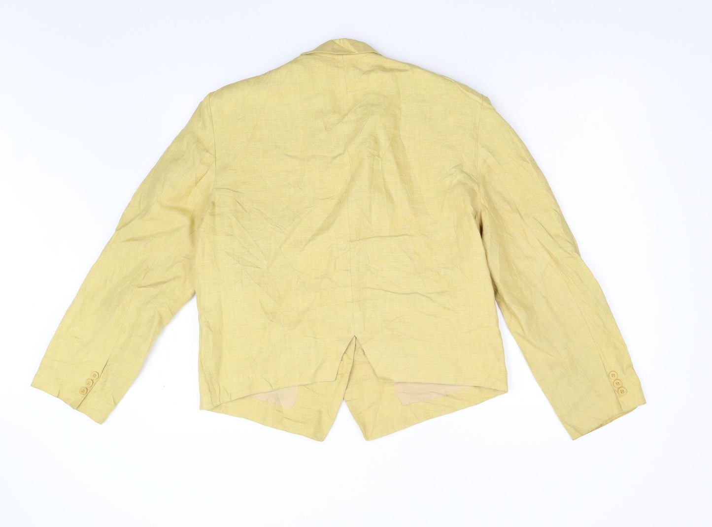 GEORGES RECH Mens Yellow   Jacket Blazer Size 42