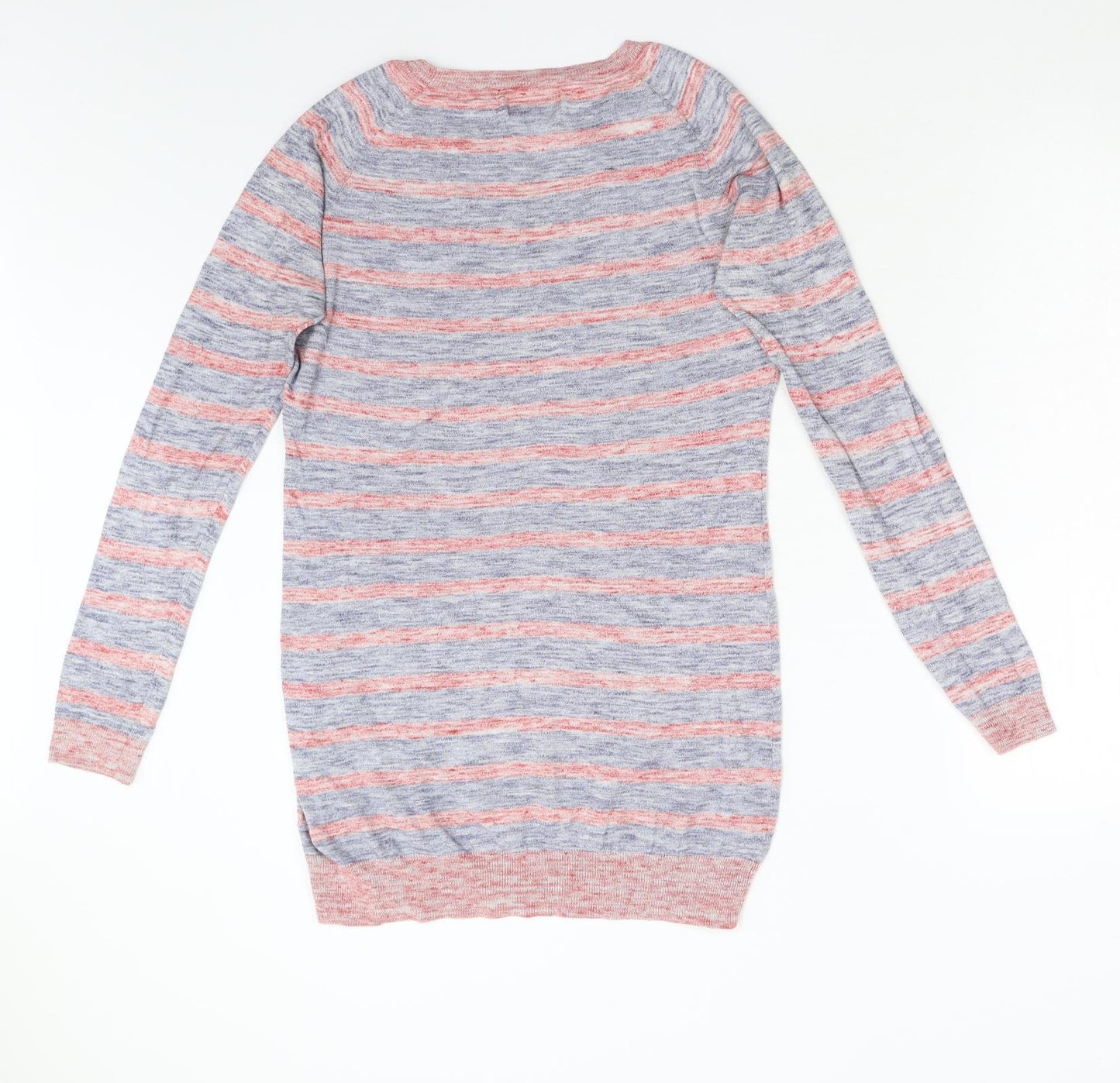 NEXT Womens Multicoloured Striped Knit Pullover Jumper Size 10