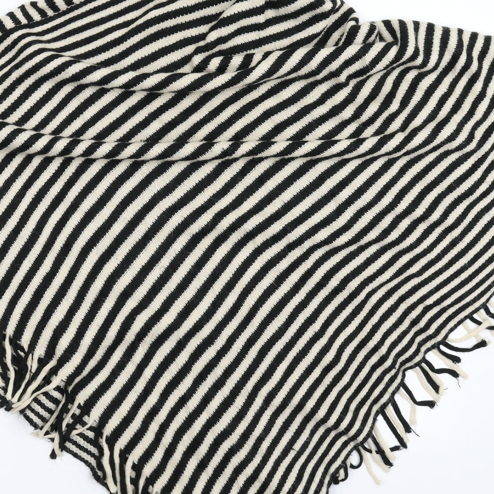 W Collection Womens Multicoloured Striped Knit  Poncho One Size