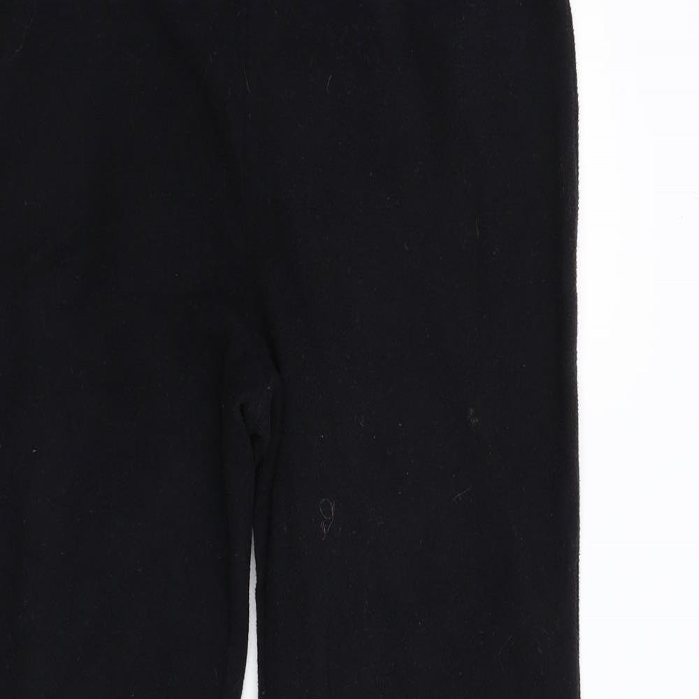 Quechua Boys Black Solid Gingham  Pyjama Pants Size M