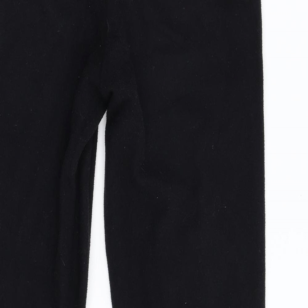 Quechua Boys Black Solid Gingham  Pyjama Pants Size M