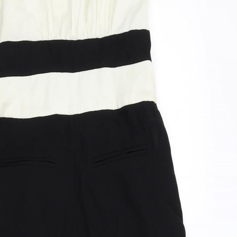 Whistles Womens Black   Jumpsuit One-Piece Size 10 L30 in
