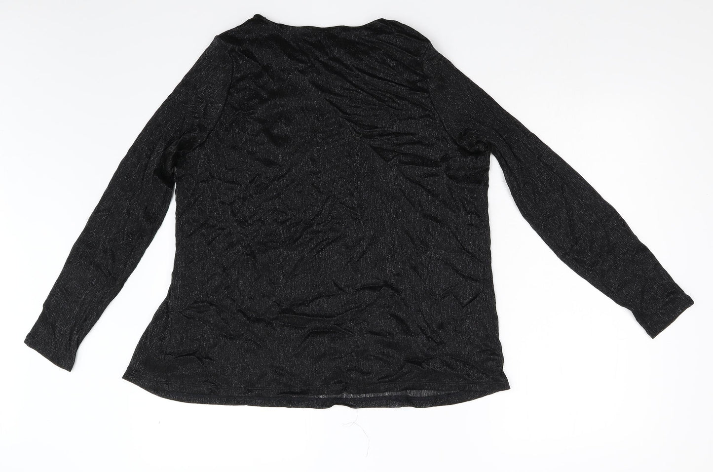 M&S Womens Black   Basic Blouse Size 20