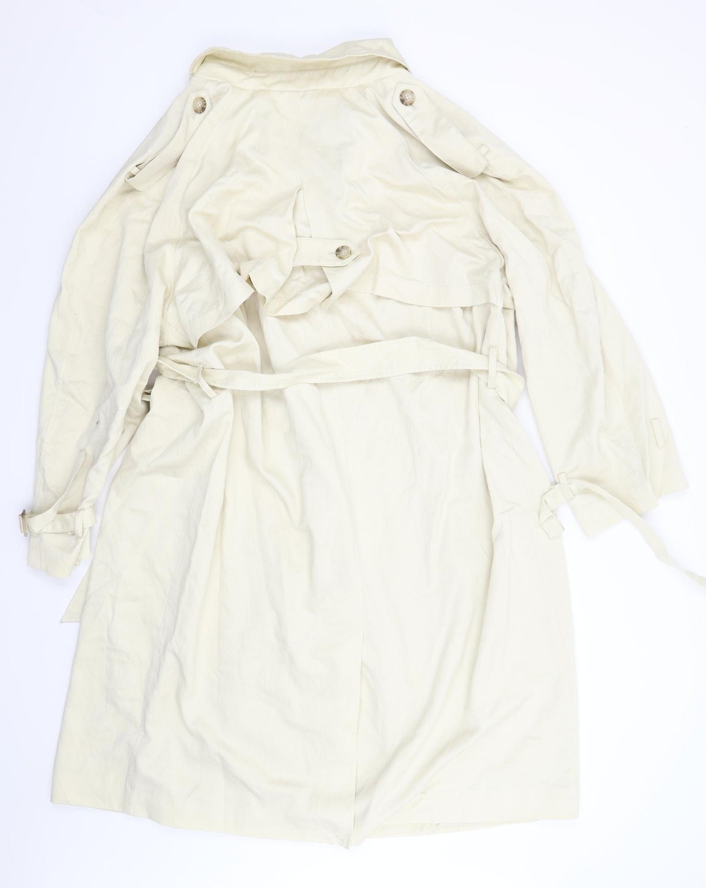 M&S Womens Beige   Trench Coat Coat Size 22