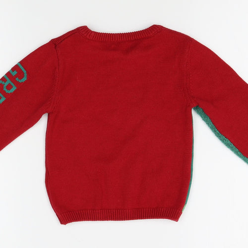 NEXT Baby Red   Pullover Jumper Size 12-18 Months