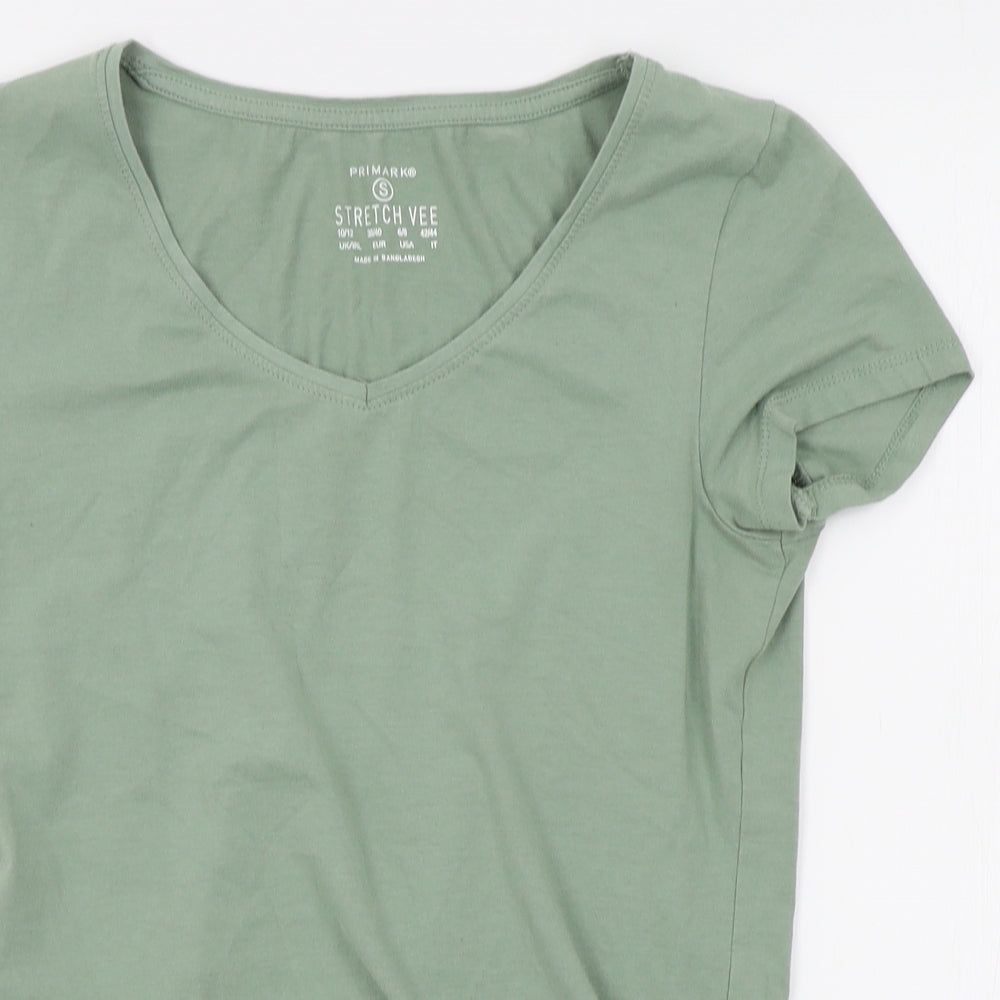 Primark Womens Green   Basic T-Shirt Size S