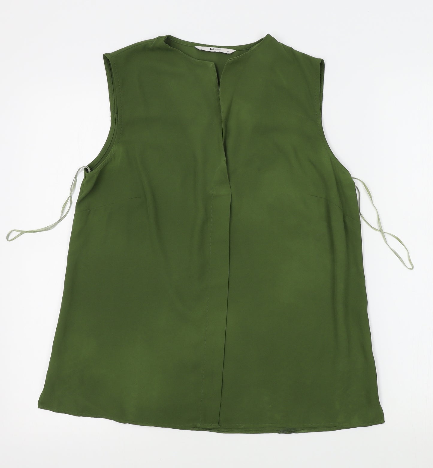 TU Womens Green   Basic Blouse Size 12
