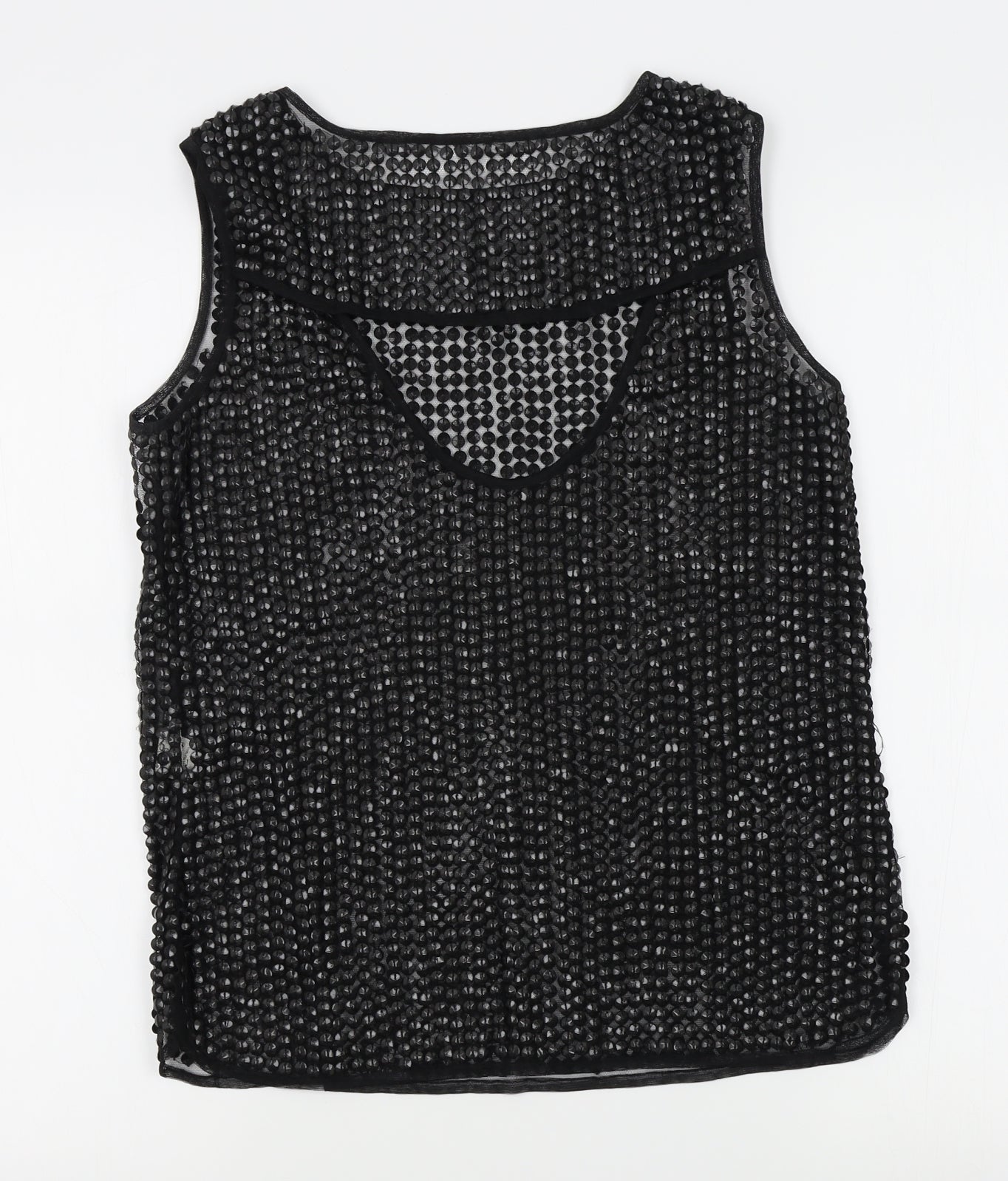 River Island Womens Black   Basic Tank Size 10