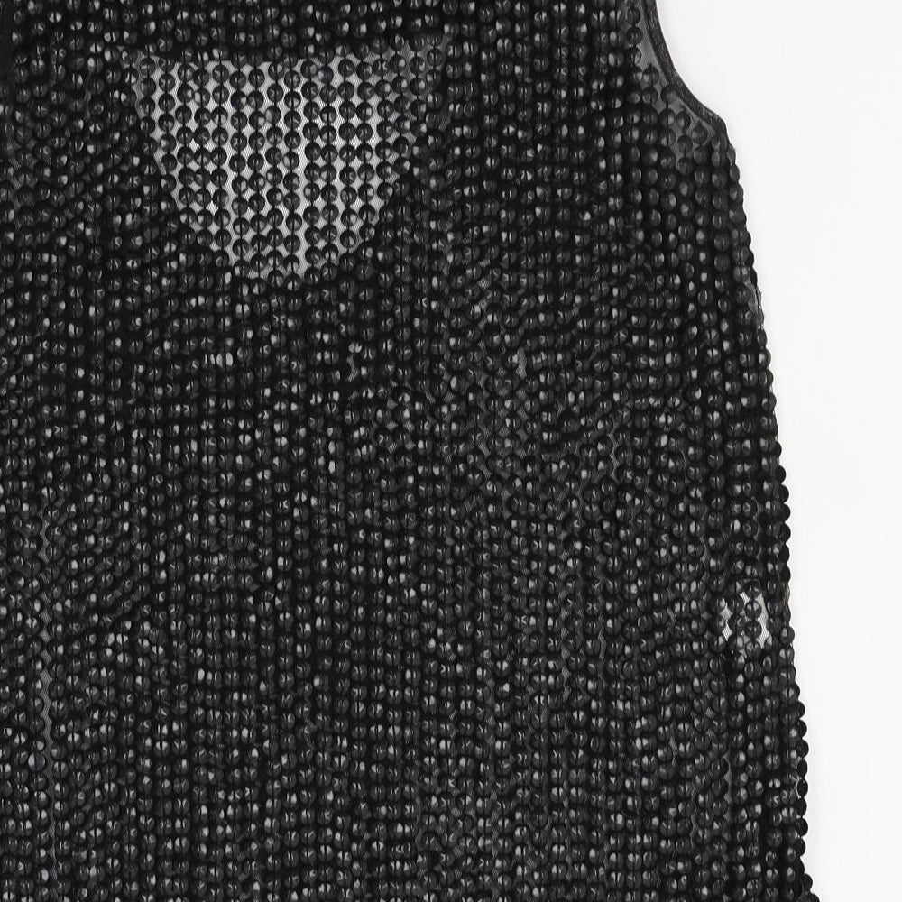 River Island Womens Black   Basic Tank Size 10