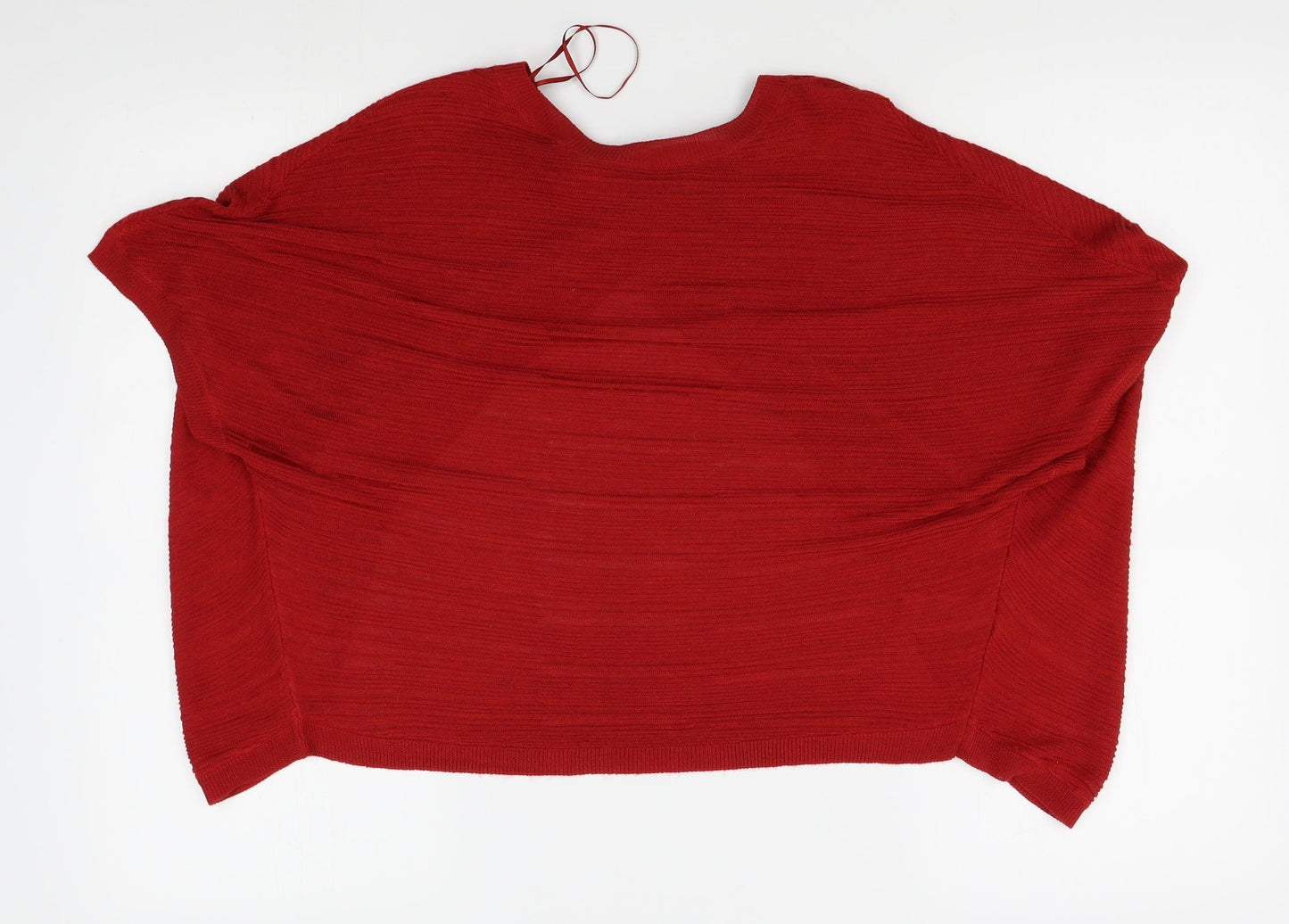 M&S Womens Red   Pullover Jumper Size 12  - wrap front