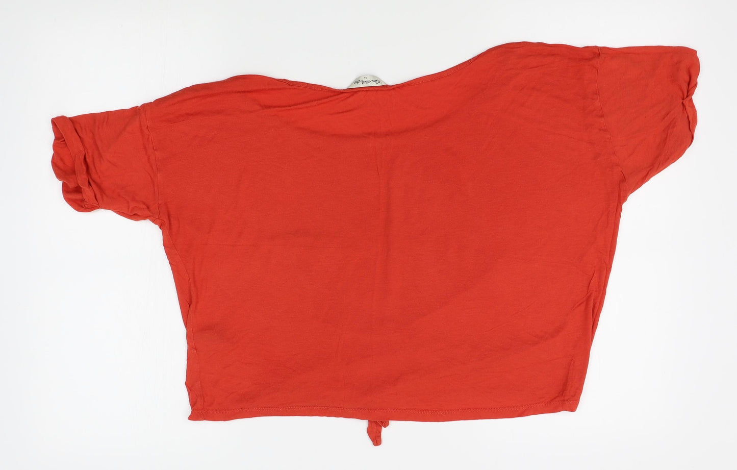 Miss Selfridge Womens Orange   Basic Blouse Size 14